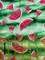 3 Wishes 1 Yard Precut Watermelon on Green 100% Cotton Novelty